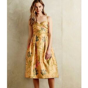Anthropologie Botanica Floral Dress
